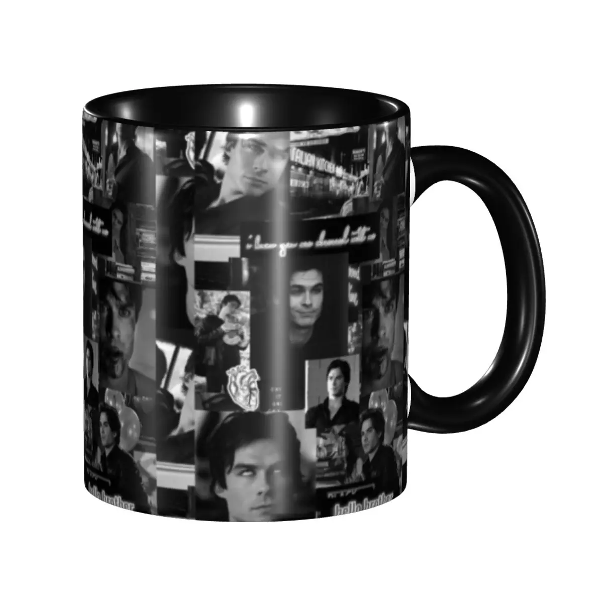 

DIY Damon Salvatore Ceramic Mug Custom The Vampire Diaries Coffee Cup Creative Present