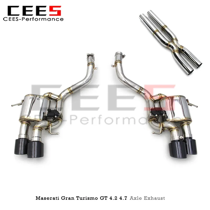 

cees X Pipe with Axle-Back Exhaust for (2007-2021) Maserati Gran Turismo GT 4.2/4.7 Upgrade Tuning Valve Muffler Sound Control