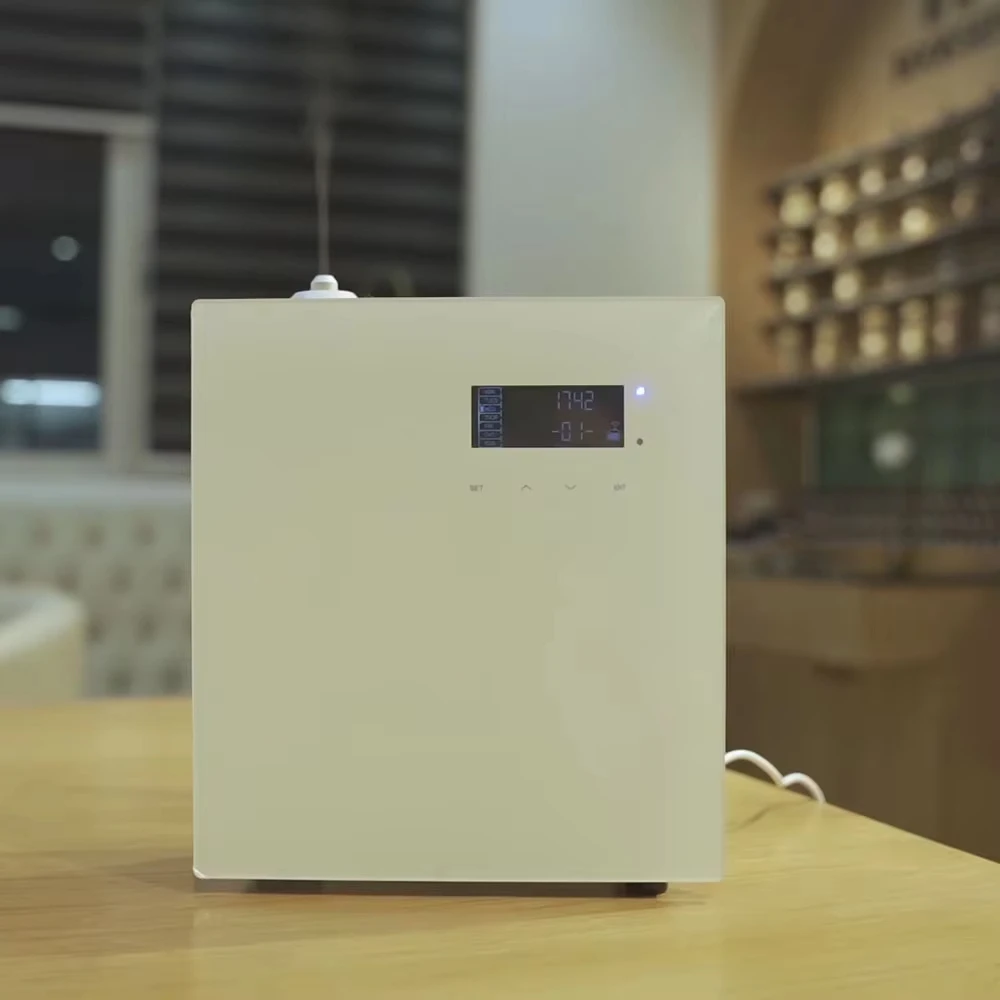 

Wholesale Smart Refillable Aromatherapy Machine Desktop Ce Nebulizer Hotel Automatic Essential Oil Aroma Diffuser