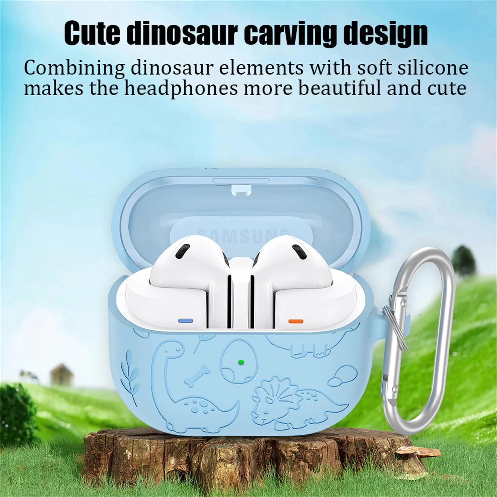 Étui de protection en silicone souple pour Samsung Galaxy Buds 3 Pro, design de dessin animé créatif, nouveau, 2024