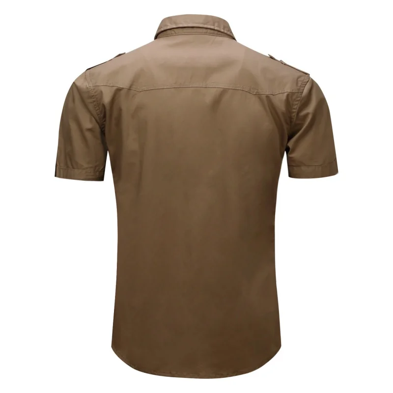 Koszula męska z krótkim rękawem w stylu Outdoor Shirt55890