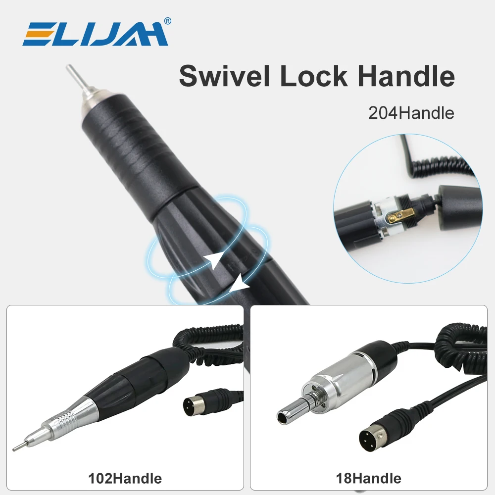 Dental Polishing Micro Motor 18/102/204 Handpiece 35000 RPM for Marathon Micromotor Machine Dental Handle Grinder Manicure Tool view 5