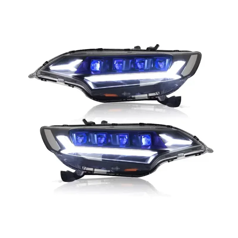 

Car Headlights For Honda Jazz Fit Headlamp Accessories Modified LED DRL Head Lamp Head Light 2014 2015-up