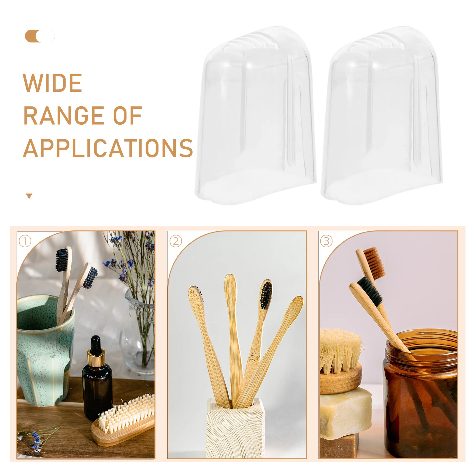 24 قطعة رأس حامل لفرشاة الأسنان يغطي الغبار السفر المحمولة واقية العالمي قبعات فرشاة الأسنان اكسسوارات أغطية فرشاة الأسنان #3