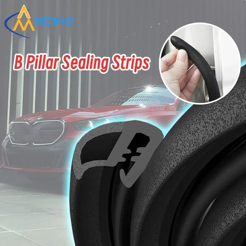 

Car Door Edge Rubber Weatherstrip B Pillar Sealing Strips Noise Windproof Protection For Auto Door Trunk Sealant Accessories