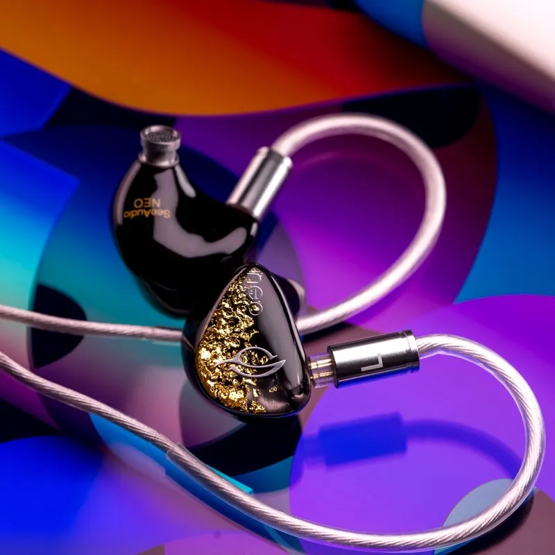 SeeAudio NEO 10BA متوازن حديد HiFi سماعة داخل الأذن IEM اليدوية الراتنج ACG التريبل ACG الموسيقى الصوتية 2Pin انفصال