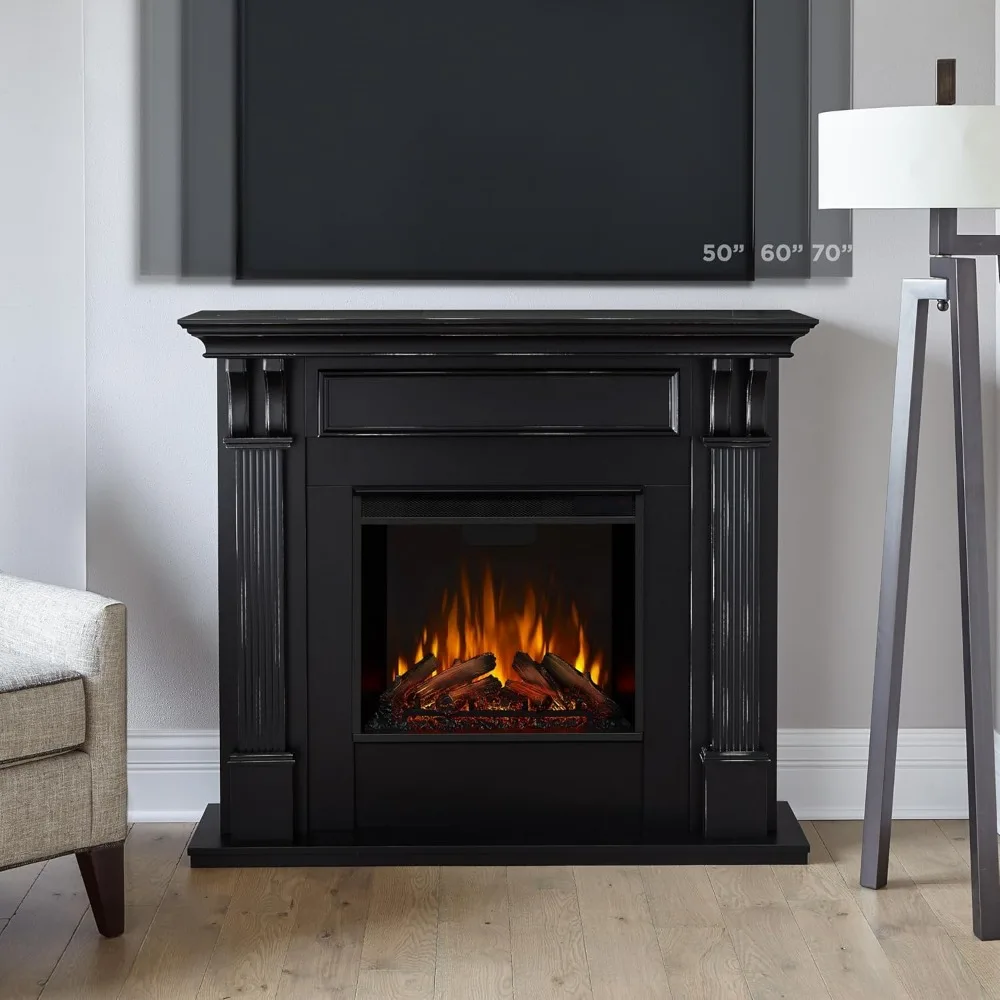 Ashley-lareira elétrica com Mantel para sala ou quarto, substituível inserir aquecedor, 48"