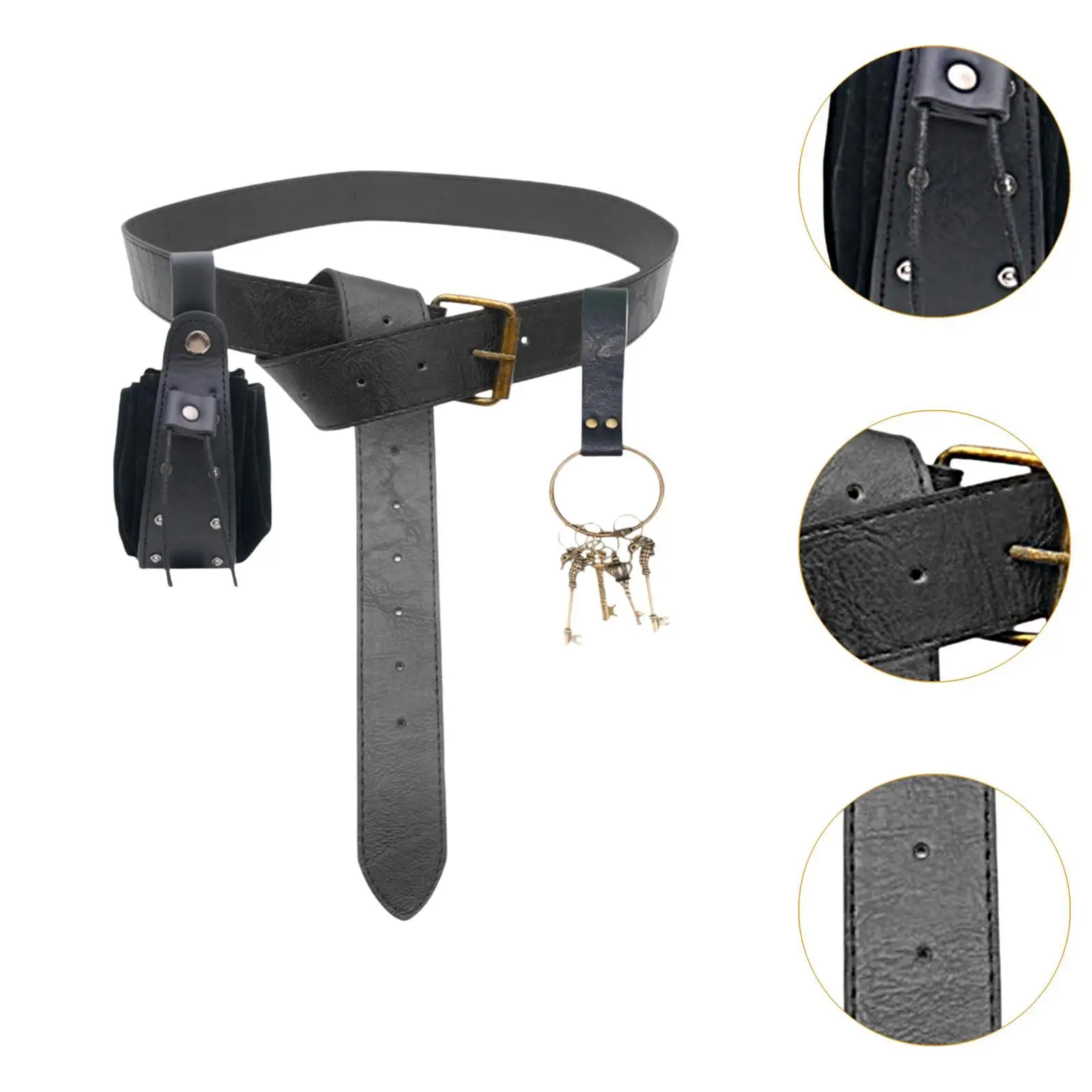 Torba na pasek, nerka, portmonetka, pas rycerski, akcesoria do kostiumu, unikalna średniowieczna torba na pasek dla mężczyzn, na wędrówki, cosplay, występy, karnawał