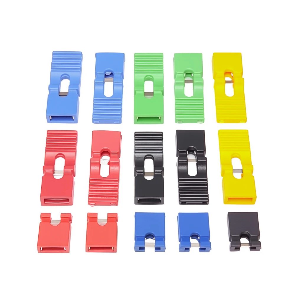 Jumper Cap 2.54mm Pitch Pin Header Connector Short / Long Type Shorted Cap Jumper Plug Cover for DIY Repair Parts
