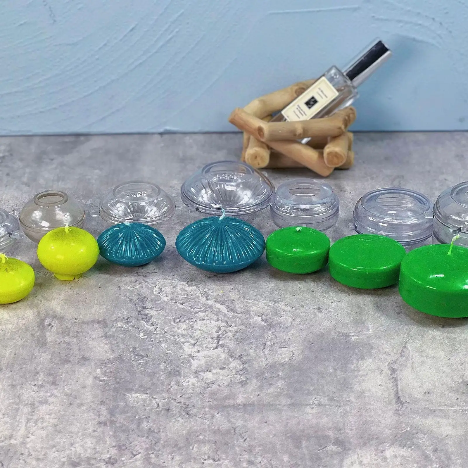 Candle Mold PC Floating Candle Mould For Candle Making 3D DIY Candle Mold For Making Candle Decorations candle mould