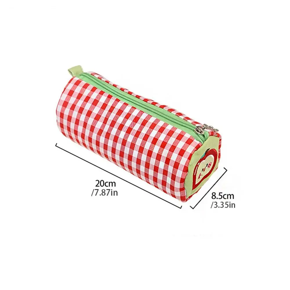 مكتب حقيبة التخزين مقلمة الحقيبة وسادة شكل سستة القرطاسية حقيبة التخزين سعة كبيرة صندوق أدوات مكتب منقوشة حقيبة القلم #5