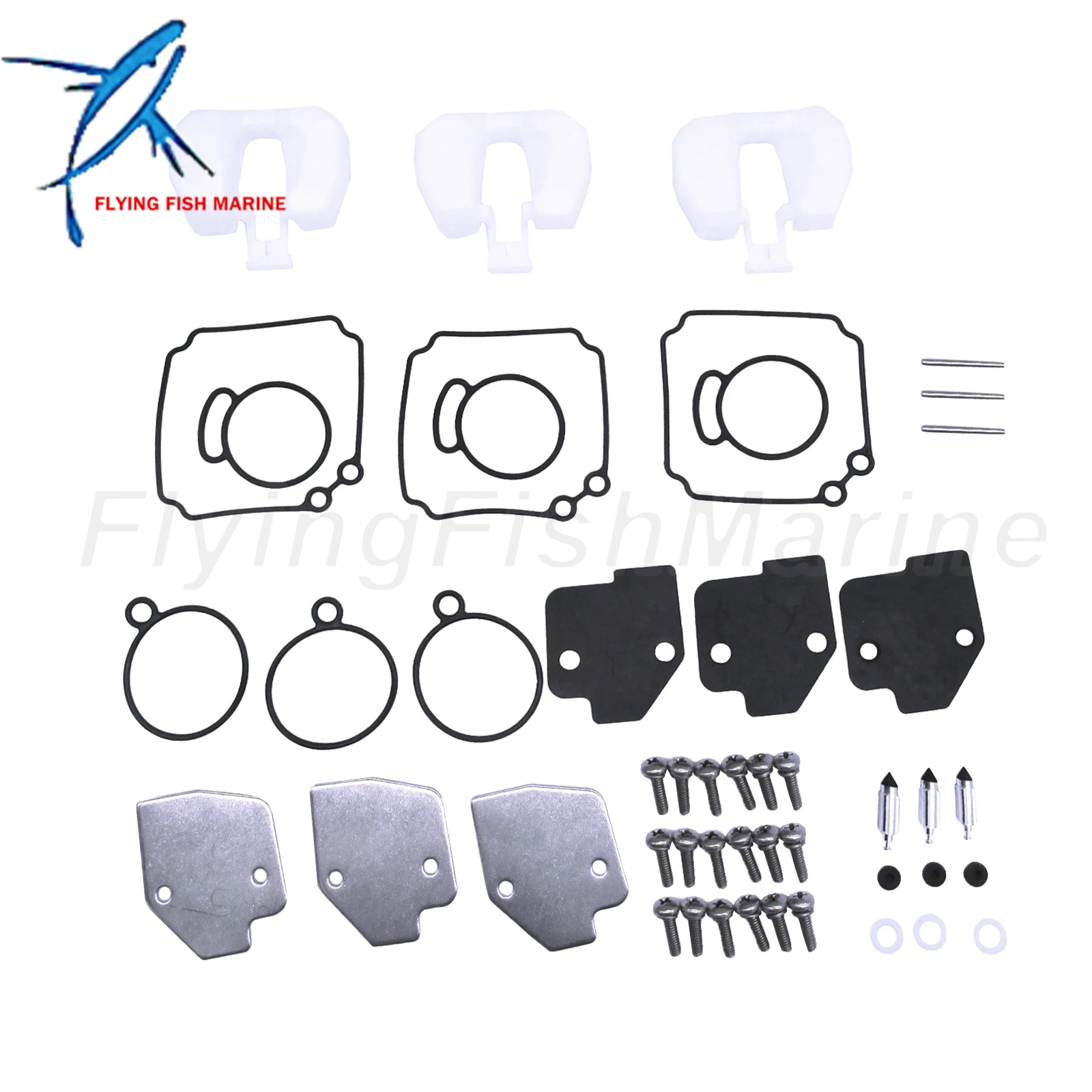 Motor fueraborda 3C8-87122-2 3C8-87122-1/0 3C8871222M 3C8871221M Kit de reparación de carburador para Tohatsu Nissan 40HP 50HP M40D M50D