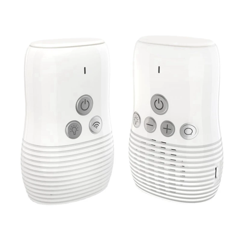 

Baby Audio Monitor 2-Way Talk Baby Intercom Wireless Night Light Home Child Safety Device 2.4Ghz US-Plug Durable Easy Install