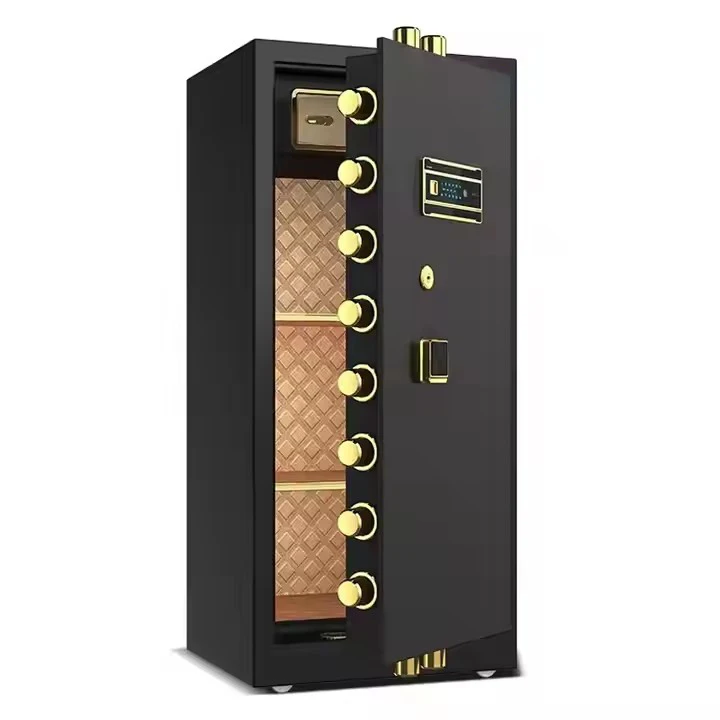 

Large Steel Home Cash Box Money Safe Fire Proof Safe Locker