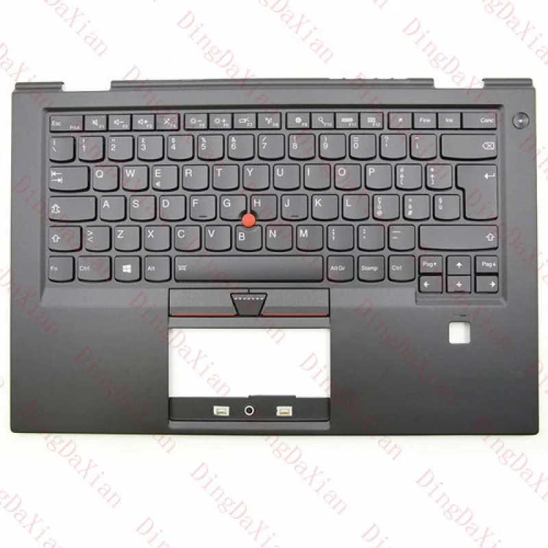 

LL для Lenovo Thinkpad X1 Carbon 4-го поколения, итальянская клавиатура с подсветкой и упором для рук 01AV167