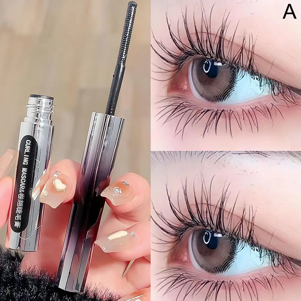 Women Mascara Eye Lashes Natural Long Lasting Waterproof Eyelash Bar Beauty Sweatproof Curling Iron Metal Makeup Extension U5V2