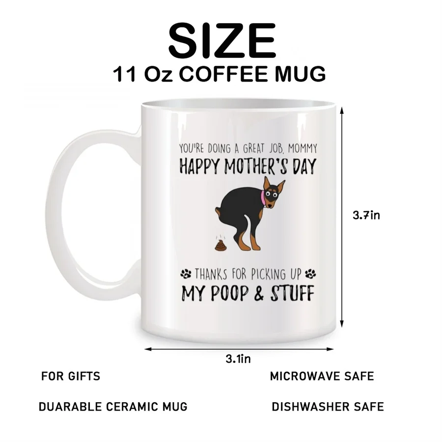 You're Doing A Great Job Daddy Mugs For Dog Lovers Birthday Gifts Novelty Coffee Ceramic Tea Cups White 11 oz