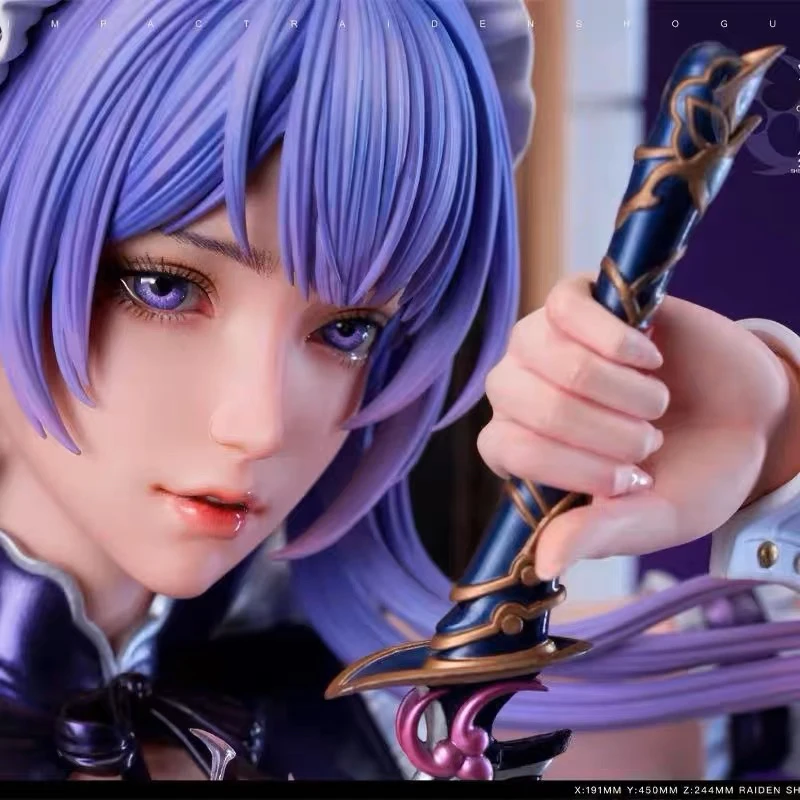 

32cm 41cm Genshin Impact Raiden Shogun Action Figure Raiden Ei Collectible Anime Figure Beelzebul Statue Model Toy Birthday Gift