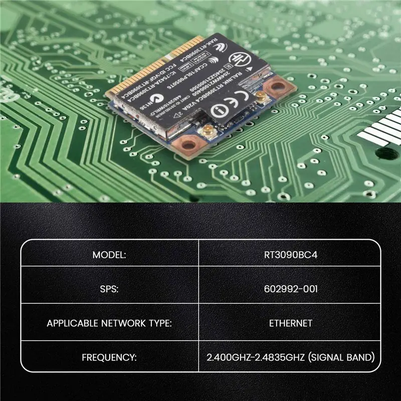 Ingenious-Wireless Network Card 300M Wifi WLAN Bluetooth 3.0 PCI-E Card For HP RT3090BC4 Probook