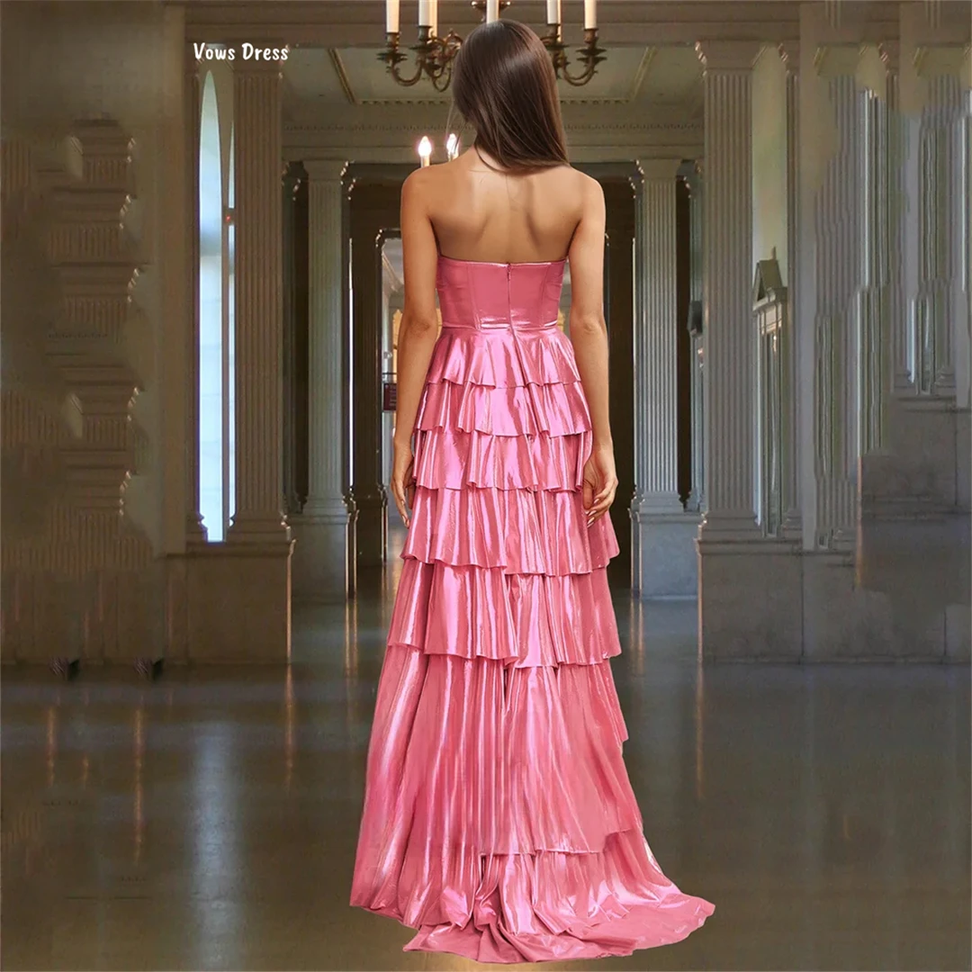 Vows – robes formelles de formule superposée pour les Occasions spéciales, ligne de robes de soirée élégantes, sur mesure, robe de bal bustier tubulaire, 2025