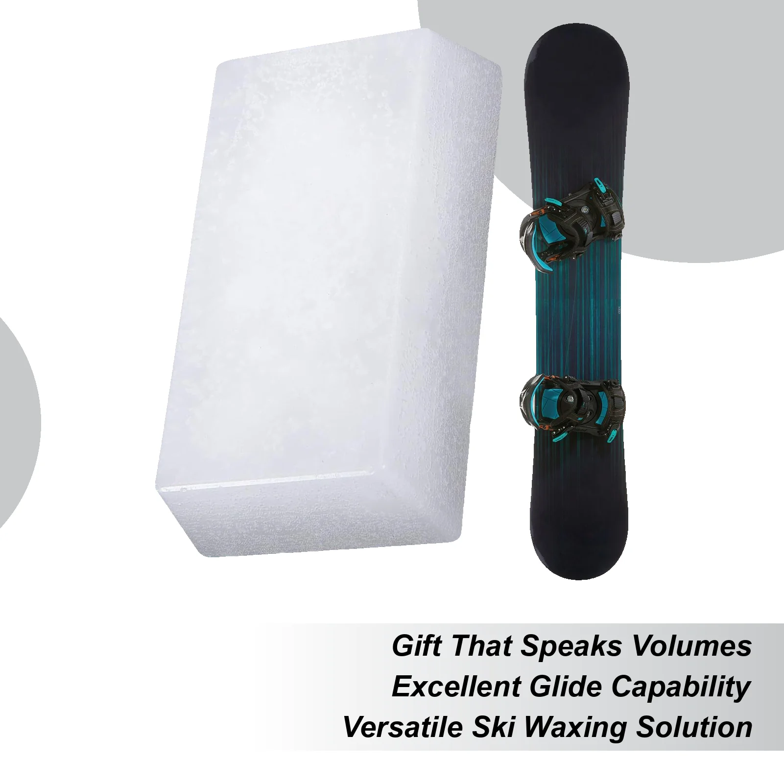 

Ski Wax Safe Glide Protecting Skate Accessories Snowboard Racing Wax for Men Women Boys Girls Youth Teens Athletes Daughter