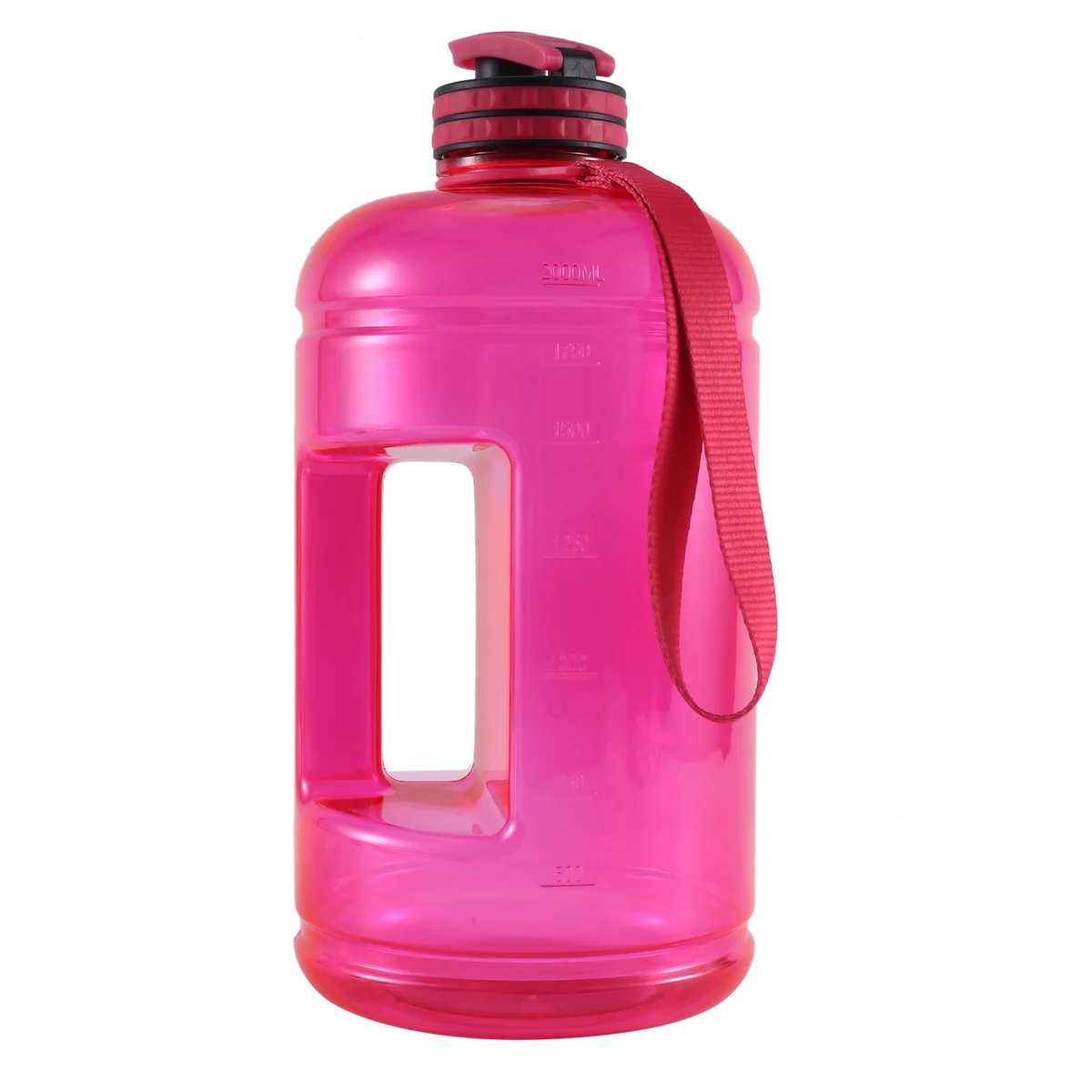 2.2L Large Water Bottle Kettle Portable Gallon Sports Water Bottle Food Grade Gym Plastic Water Cup Sports