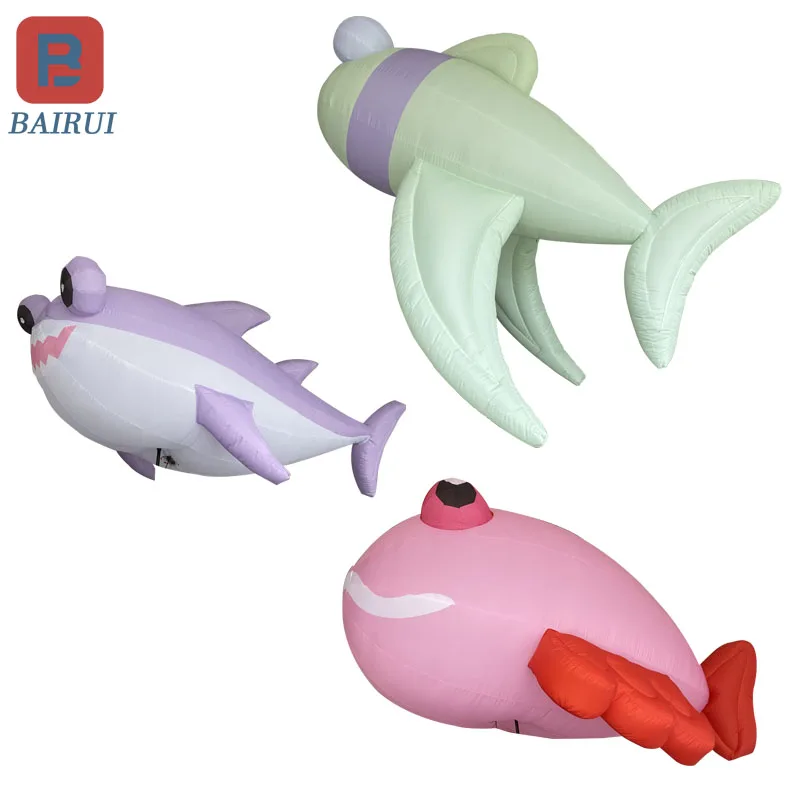 

Large inflatable marine fish model amusement park undersea world nightclub stage performance decoration advertising props