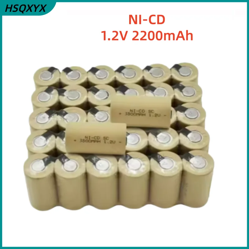 3800mAh Ni-Cd Rechargeable Battery for Makita Bosch Hitachi and DeWalt Power Tools, Screwdriver Battery, 1.2V, High Quality