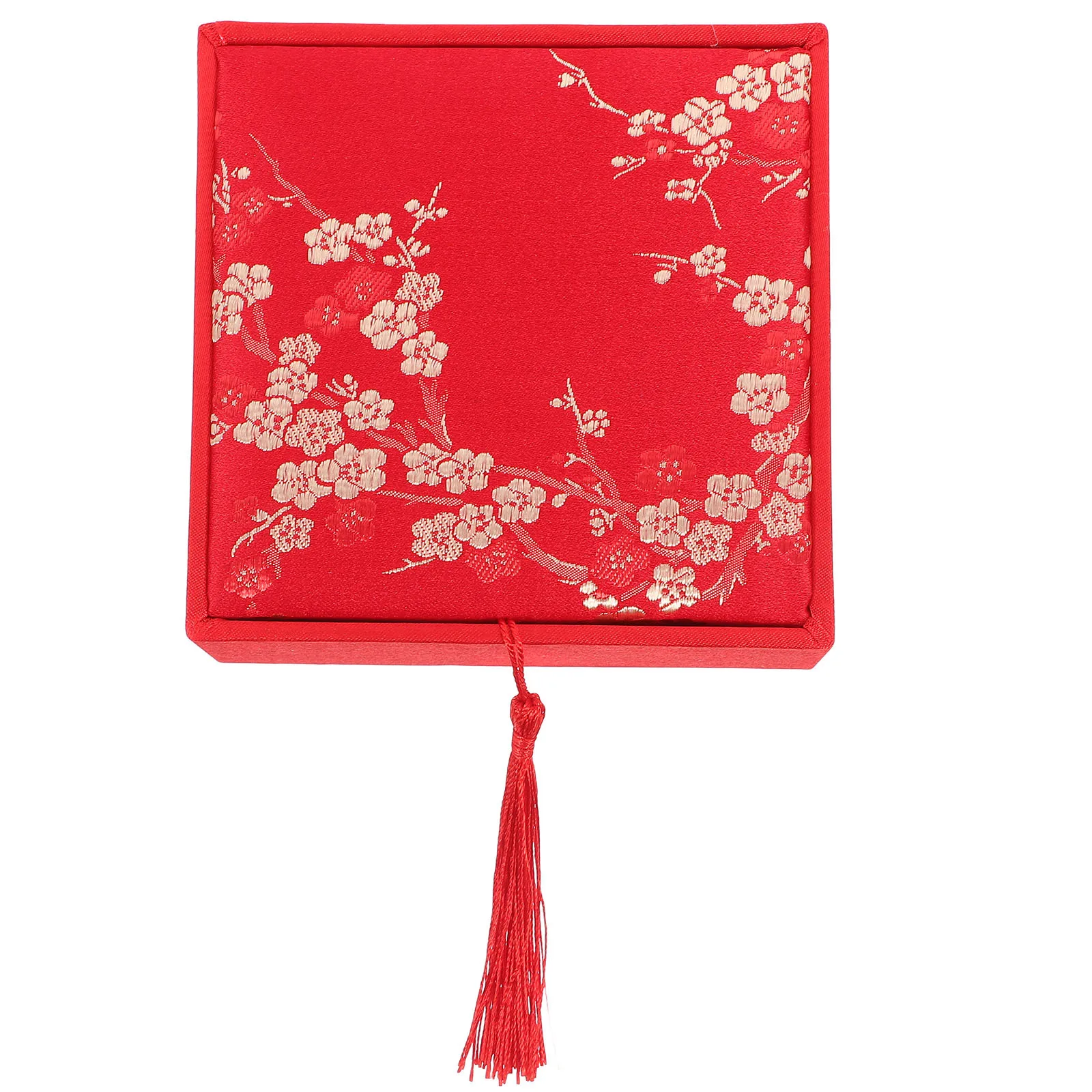 

Элегантная винтажная шкатулка для драгоценностей в китайском стиле, парчовый маленький органайзер, чехол для демонстрации ювелирных изделий, винтажная шкатулка, коробки для хранения браслетов