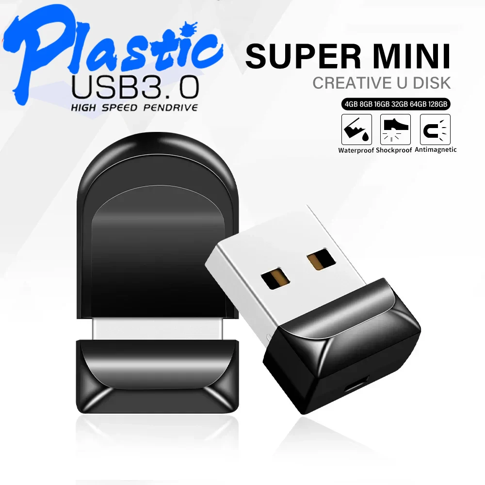 3.0 USB flash drive 128GB 4GB Pendrive Mini Memory stick Black Red White USB stick 8GB 16GB 32GB High speed U disk Real capacity