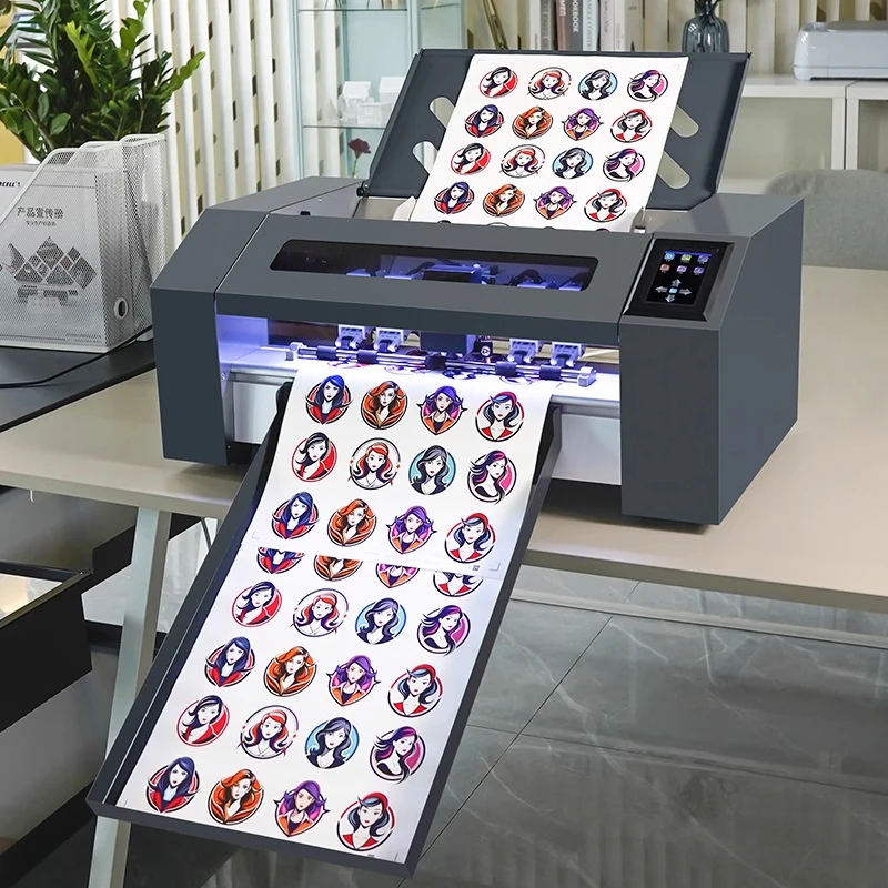 

ZD350Pro-L Полностью автоматическая машина для высечки с непрерывной подачей Машина для высечки самоклеящихся этикеток неправильной формы Камера