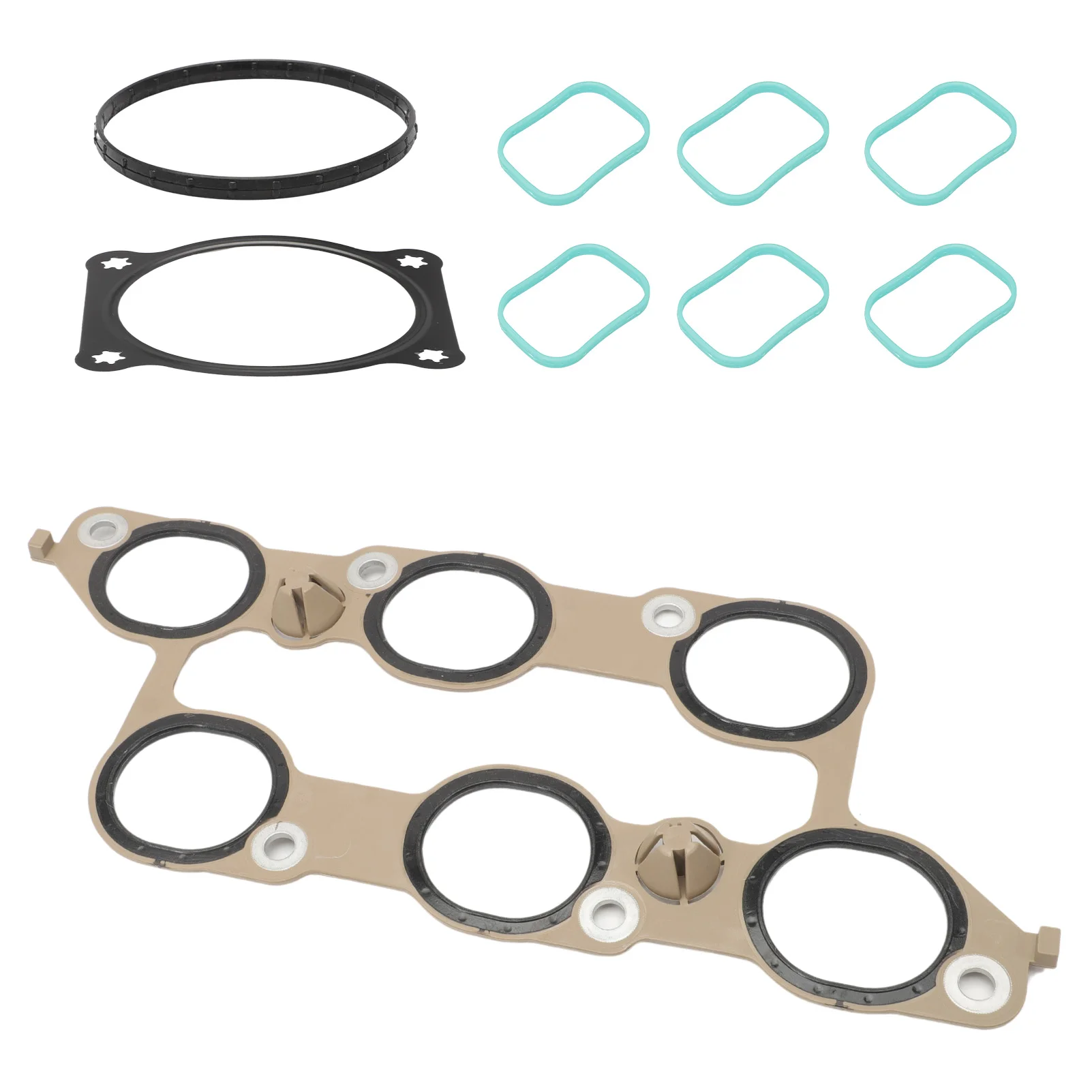 Lower Upper Intake Manifold Gasket Set MS972401 MS19932 For Chevy Camaro Caprice Colorado Equinox Cadillac ATS CTS SRX XTS GMC