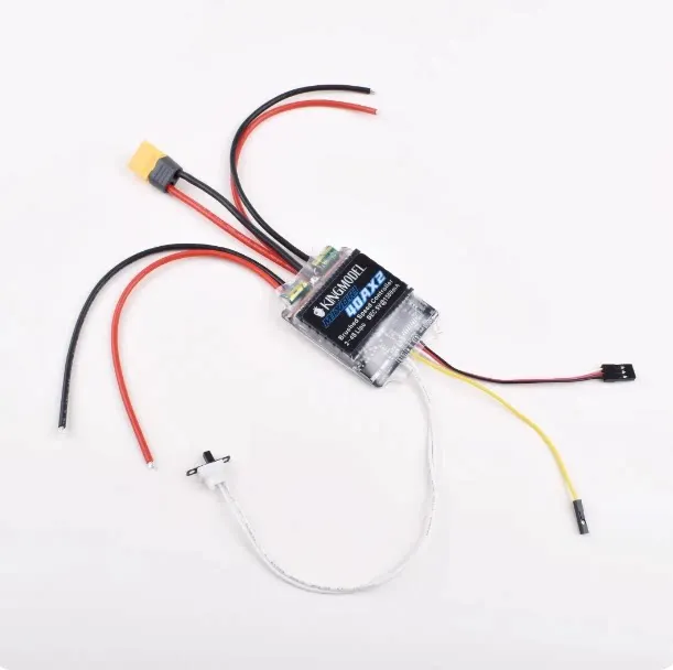 

40Ax2 dual bidirectional differential with brushed ESC 2-4S for dual motor tanks/vehicles/ships with brake power