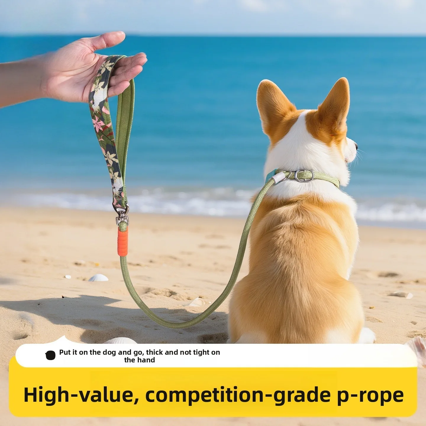 P Rope Dog Slip Leash for Small Medium Large Dogs Anti Pull Tangle Free Walking Leash Pet Supply