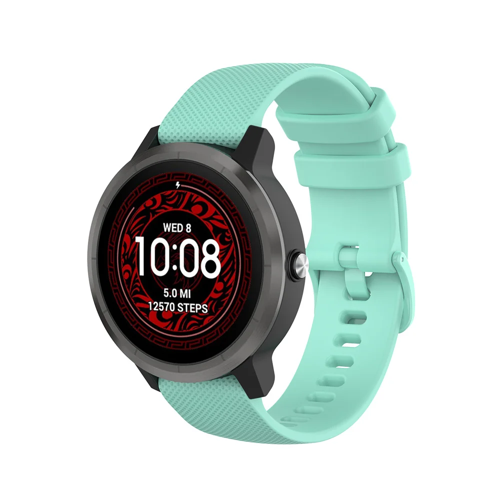 Bracelet de montre 20mm 22mm pour Xiaomi Haylou solar LS05/GST /RT2, en Silicone pour Haylou RS4 Plus/LS12, accessoires de Bracelet