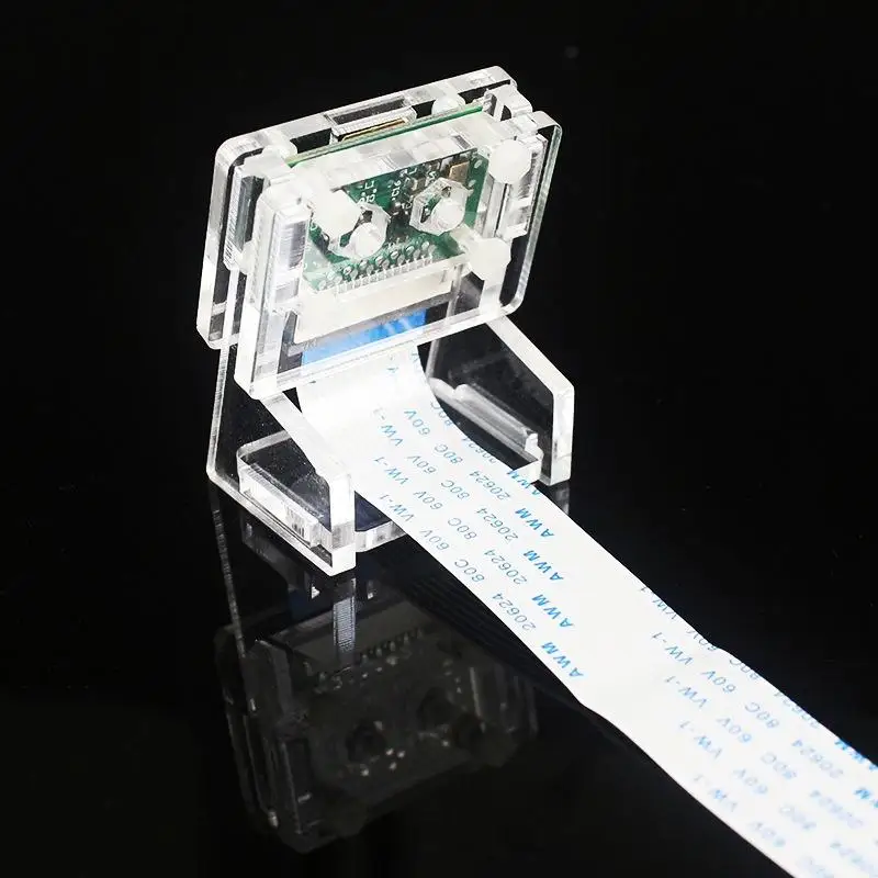 

1Pcs Transparent Camera Holder Acrylic Support Bracket Case For Camera Offical Camera V2 Pi 4B 3B Zero