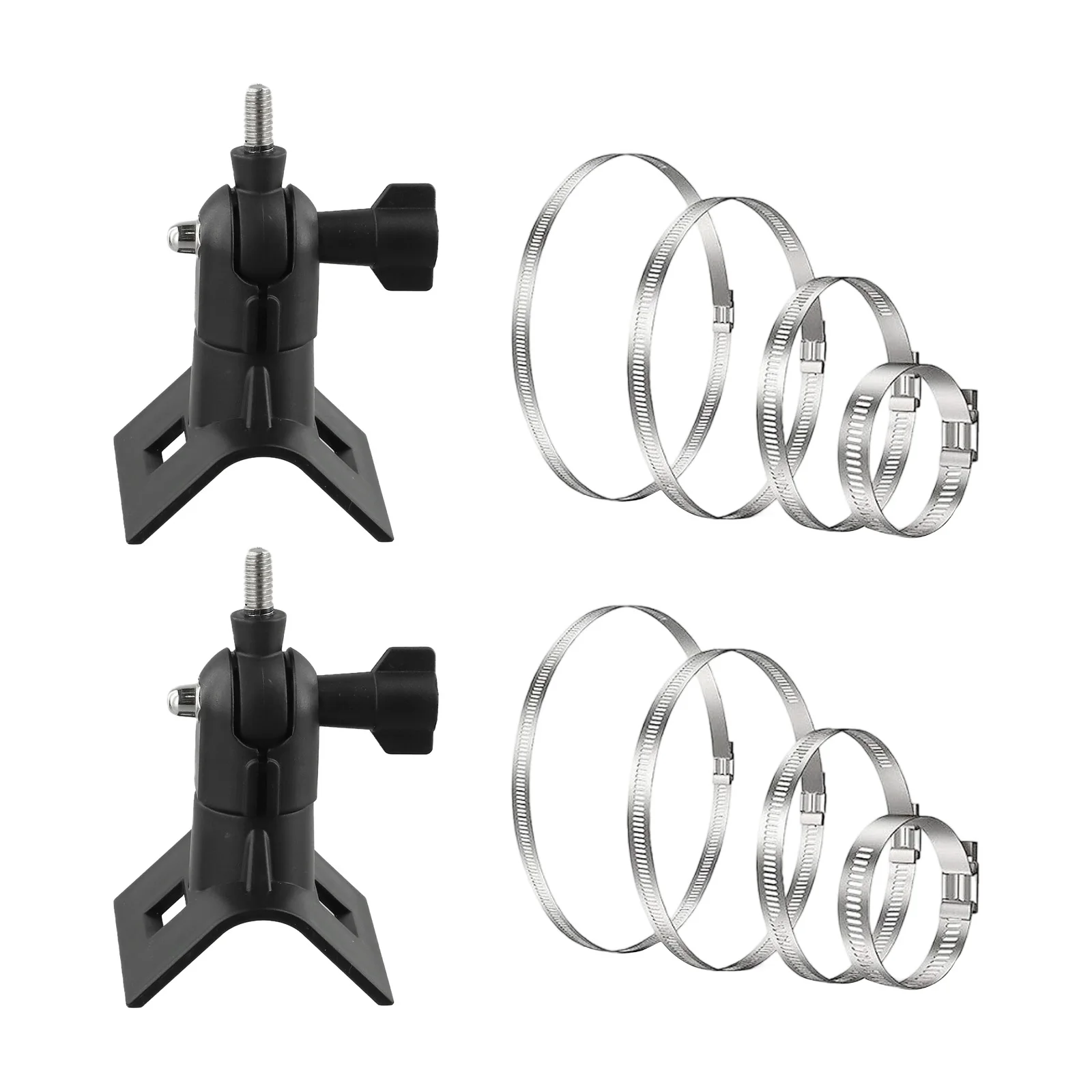 2 Pack Adjustable Camera Mount Bracket Wall Pole Holder With 1/4 Inch Screw For EufyCam For Arlo Pro Security Surveillance