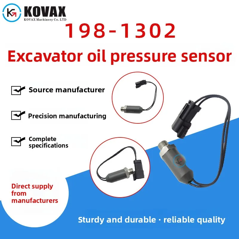 

198-1302 Oil Pressure Sensor E320A 1981302 Excavator Parts Excavator Parts