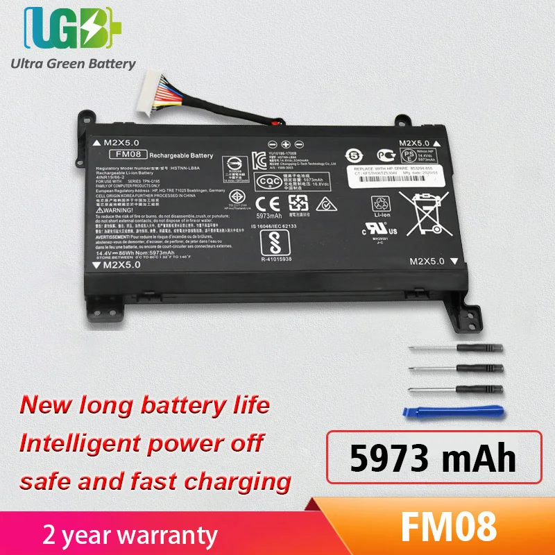 UGB Mới FM08 Pin Dành Cho HP Điềm 17-an013TX 17-an014TX TPN-Q195 HSTNN-LB8B TPN-Q195 8922753-421 17-an014ng 922753-421