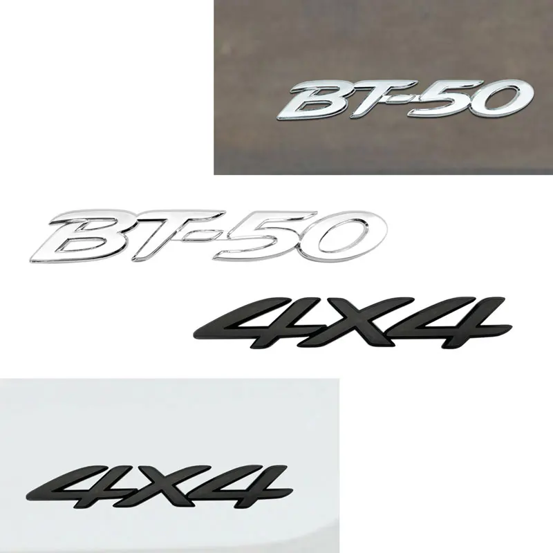 3D ABS plastica auto posteriore coda tronco distintivo adesivo per Mazda BT50 BT-50 4x4 Logo emblema portellone targhetta adesivo Decor