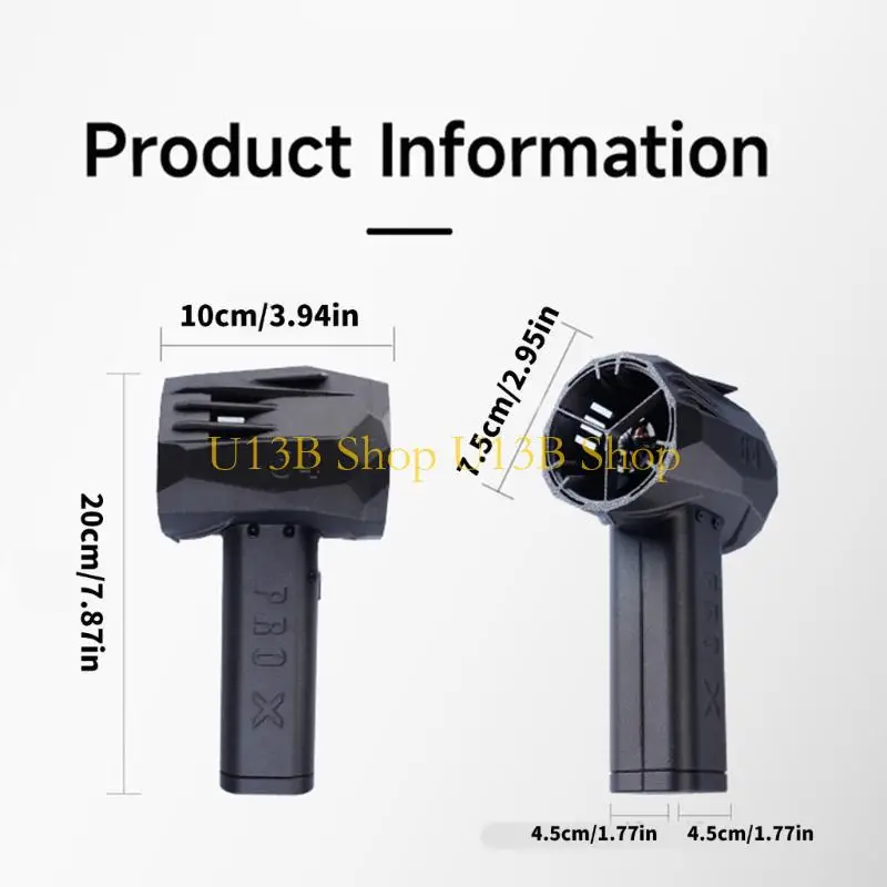u13b محمول مروحة الغبار مزيل سرعة قابلة للتعديل و SOS Light Mini X64 Professional