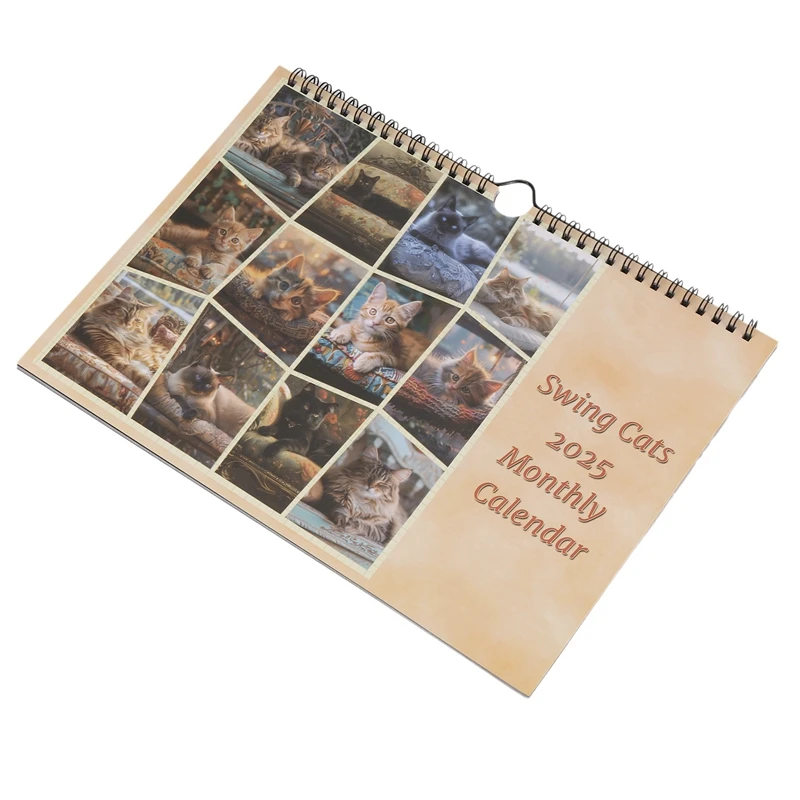 Grappige Kattenkalender, Kattenmuurkalender-12 Maanden Planner Familieplanner Maandelijkse Muurkalender Voor Thuis