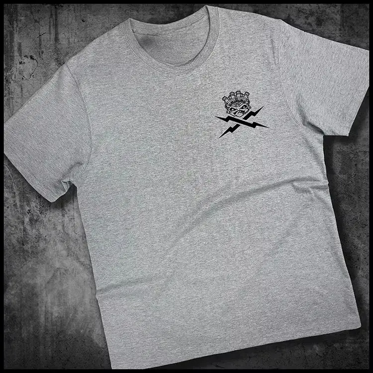 Military Fan Tough Guy T-Shirt New Men's Crew Neck Barrel Woven Heavy Bottom Shirt Short Sleeve Men's Clothing Unisex