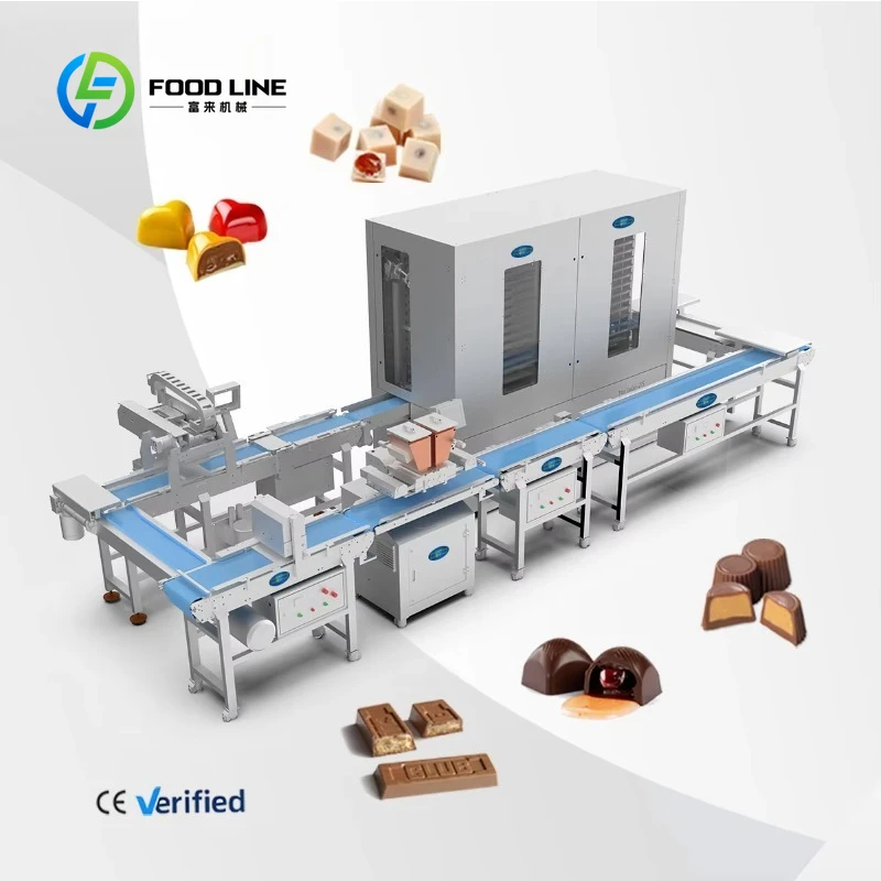 Depositora de Chocolate Automática Personalizada de Una Sola Pieza con Certificado CE, Línea de Producción de Chocolate, Maquinaria para Hacer Chocolate