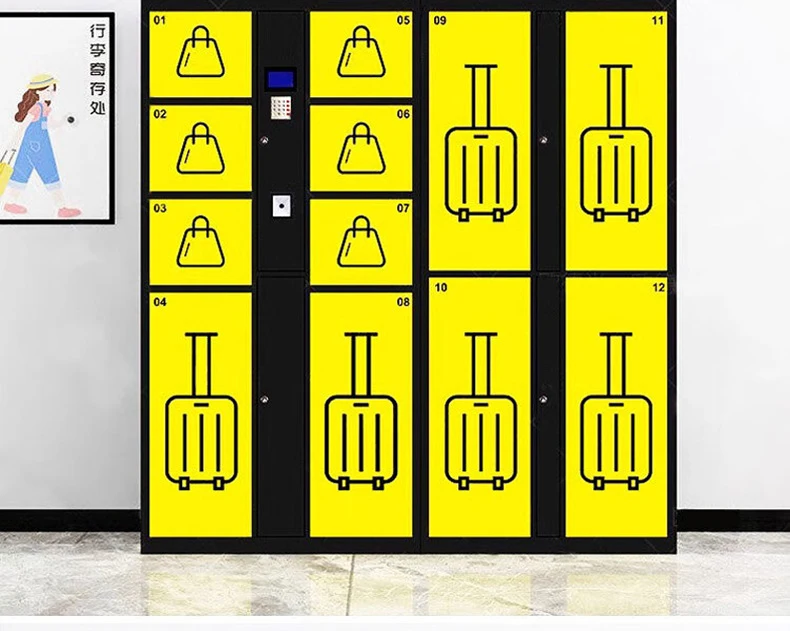 

Smart Luggage Lockers with Electronic Lock Assembled Structure Waterproof & Fm Approved for Airports Scenic Spots Shopping Malls