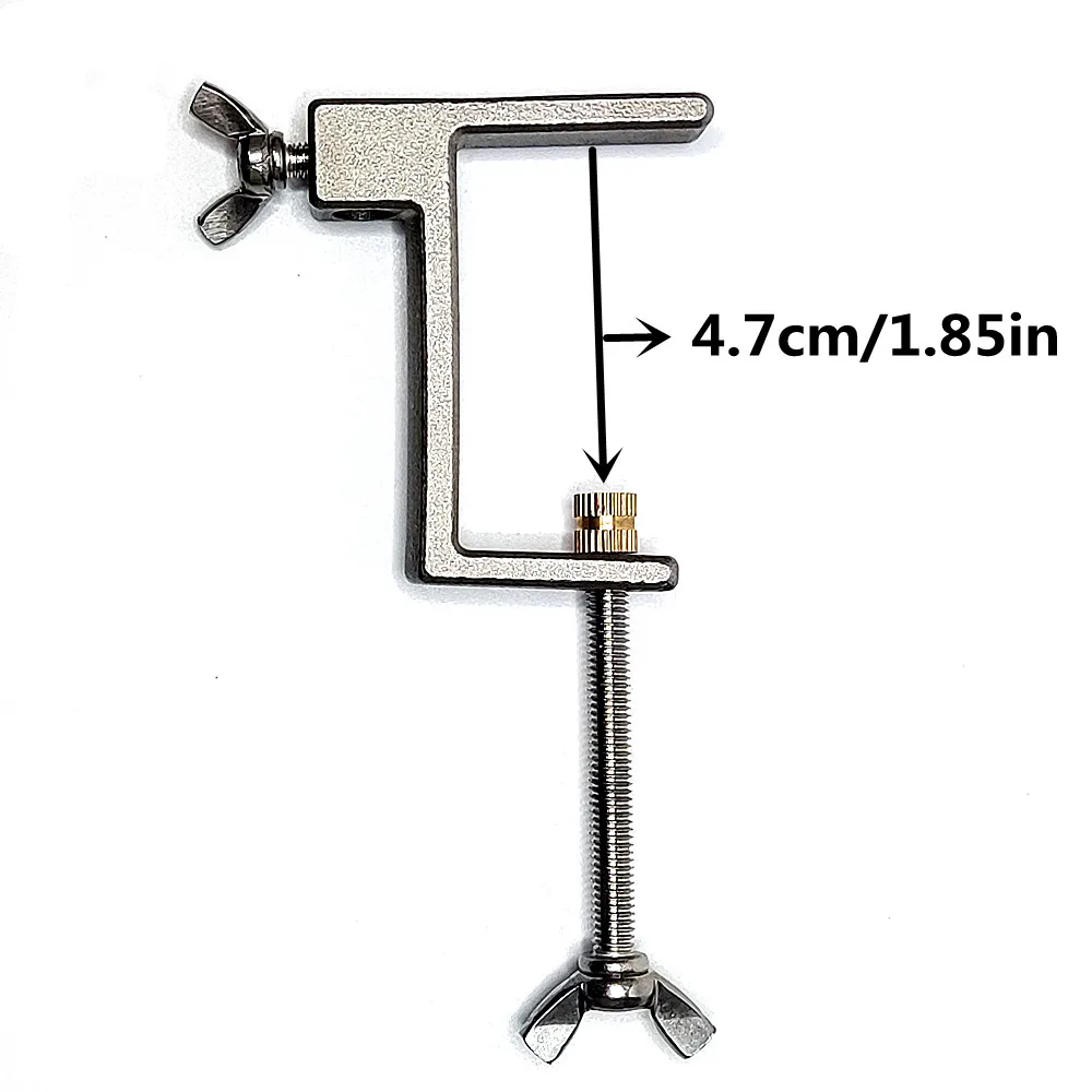 Imagem -06 - Rotatable Fly Tying Tool Fly Bait Making Tool Vise For Trout Salmon Fishing Lure 360 Graus 1pc