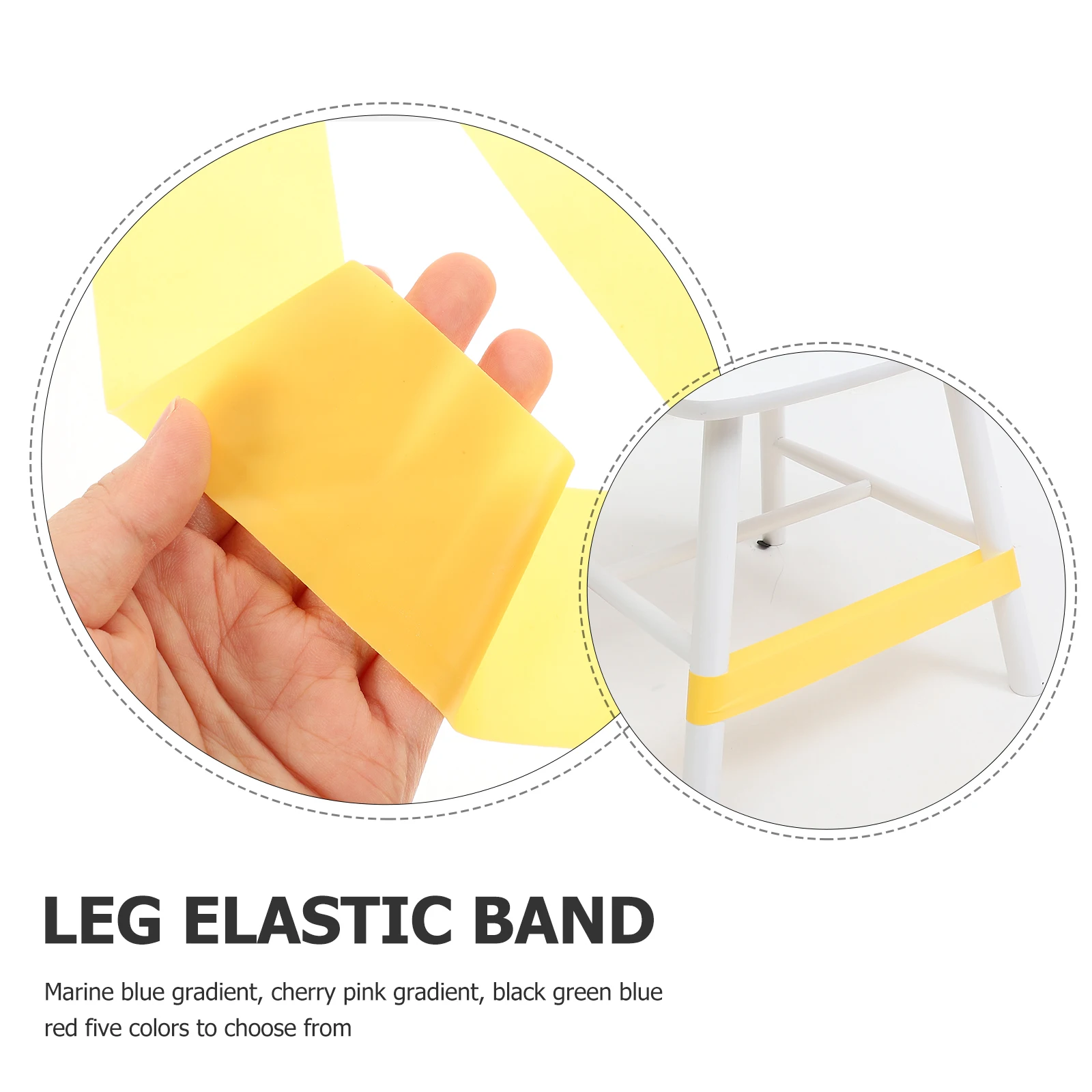 10 Pcs Classroom Seating Table and Chair Fixing Straps Elastic Band Stretchy Practical Bands Pe