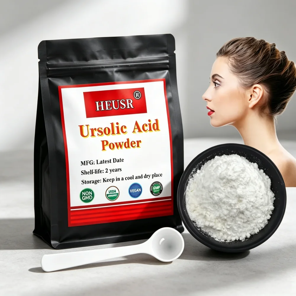 

Suitable For Distributors 100% Pure Ursolic Acid Powder For Beauty Removing,used Skin Repair Skin Brightening