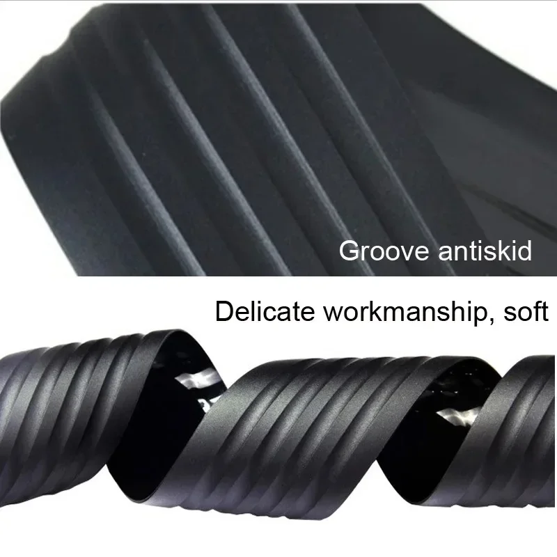 Anti-scratch Car Trunk Door Sill Plate Protector Universal Rear Bumper Guard Rubber Mouldings Pad Trim Cover Strip Car Styling