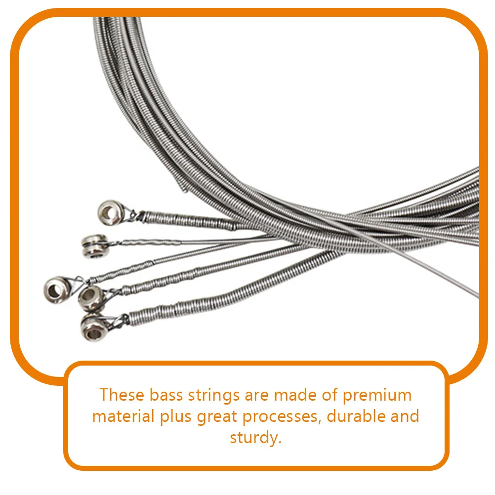 

1Pack 5-String Electric Bass Strings High Durability Long Service Life Suitable Professional Use Bass String Instrument Strings